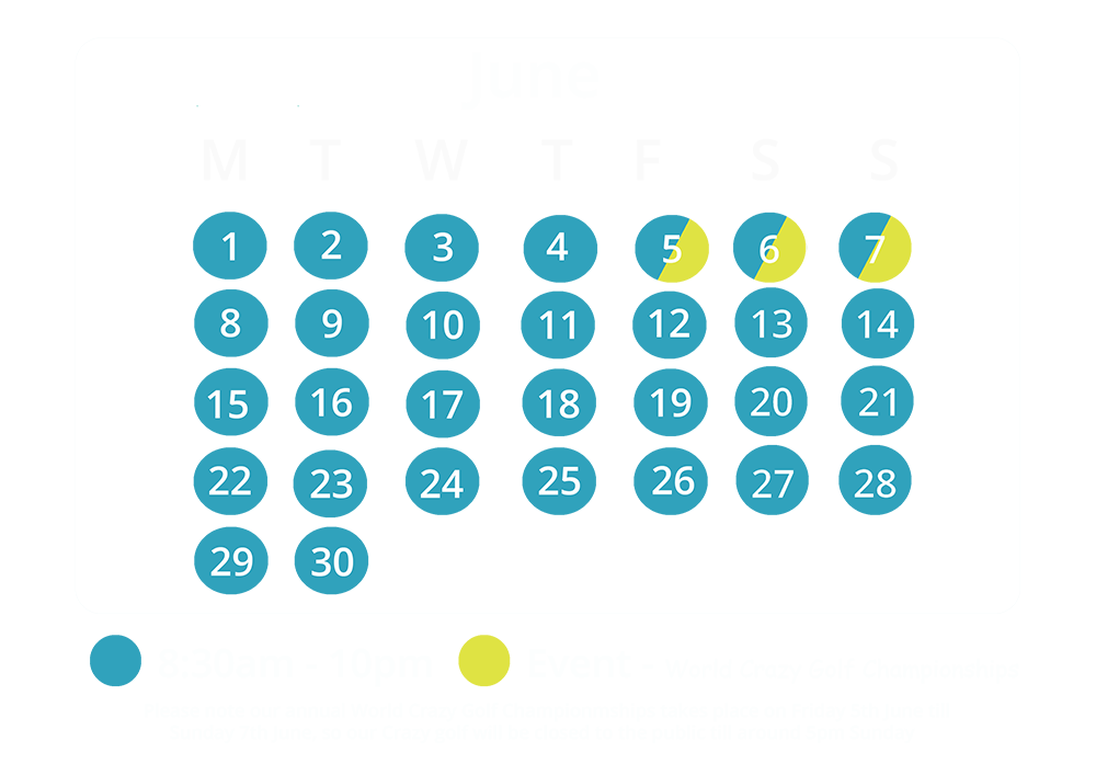 june opening times